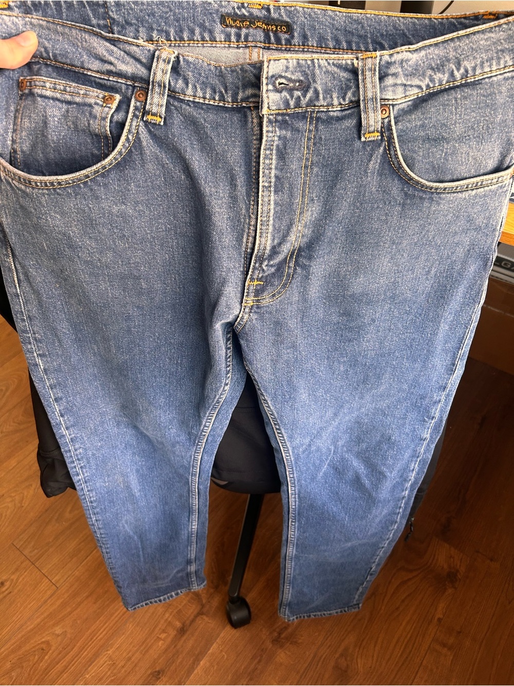 Nudie Lean Dean ‘Plain Stone’ 34x32 - Picture 10 of 14